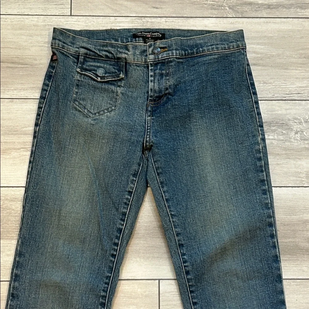 Polo Ralph Lauren mid rise boot cut jeans size 4